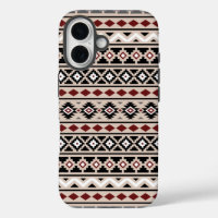 Aztec Essence II Ptn Schwarz-weiß Gray Red Sand