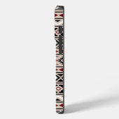 Aztec Essence II Ptn Schwarz-weiß Gray Red Sand Case-Mate iPhone Hülle (Rückseite / Links)