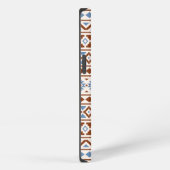 Aztec Essence Muster II Rust Blue Creme iPhone Hülle (Rechte Seite)