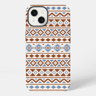 Aztec Essence Muster II Rust Blue Creme iPhone 13 Hülle