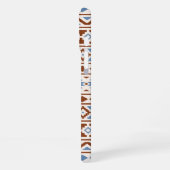 Aztec Essence Muster II Rust Blue Creme iPhone Hülle (Linke Seite)