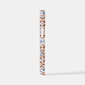 Aztec Essence Muster II Rust Blue Creme iPhone Hülle (Rechte Seite)