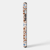 Aztec Essence Muster II Rust Blue Creme iPhone Hülle (Linke Seite)