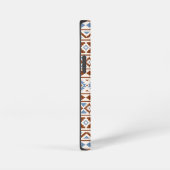 Aztec Essence Muster II Rust Blue Creme iPhone Hülle (Rechte Seite)