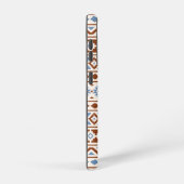 Aztec Essence Muster II Rust Blue Creme Samsung Galaxy Hülle (Rechte Seite)