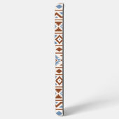 Aztec Essence Muster II Rust Blue Creme Samsung Galaxy Hülle (Rückseite (Horizontal))