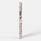 Aztec Essence Muster II Rust Blue Creme Samsung Galaxy Hülle (Rechte Seite)