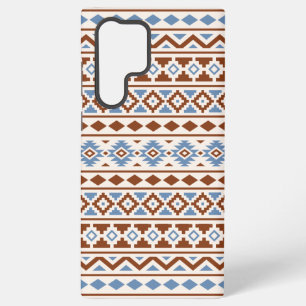 Aztec Essence Muster II Rust Blue Creme Samsung Galaxy Hülle
