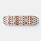 Aztec Essence Muster II Rust Blue Creme Skateboard (Horizontal)