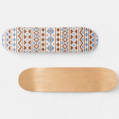 Aztec Essence Muster II Rust Blue Creme Skateboard (Horizontal)