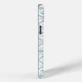 Aztec Essence Ptn III Duck Egg Blue auf Weiß Case-Mate iPhone Hülle (Rückseite / Rechts)