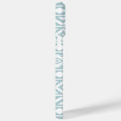 Aztec Essence Ptn III White on Duck Egg Blue Case-Mate iPhone Hülle (Rückseite / Rechts)