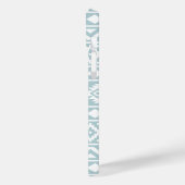 Aztec Essence Ptn III White on Duck Egg Blue Case-Mate iPhone Hülle (Rückseite / Links)