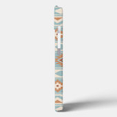 Aztec Essence Ptn IIIb Blue Cream Terracottas Case-Mate iPhone Hülle (Rückseite / Links)