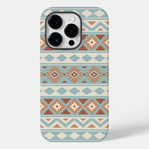 Aztec Essence Ptn IIIb Blue Cream Terracottas Case-Mate iPhone 14 Pro Hülle