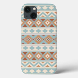 Aztec Essence Ptn IIIb Blue Cream Terracottas Case-Mate iPhone Hülle