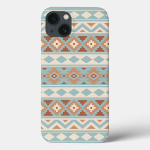 Aztec Essence Ptn IIIb Blue Cream Terracottas Case-Mate iPhone Hülle