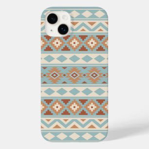 Aztec Essence Ptn IIIb Blue Cream Terracottas Case-Mate iPhone 14 Plus Hülle