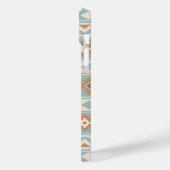 Aztec Essence Ptn IIIb Blue Cream Terracottas Case-Mate iPhone Hülle (Rückseite / Links)