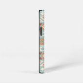 Aztec Essence Ptn IIIb Blue Cream Terracottas iPhone Hülle (Rechte Seite)
