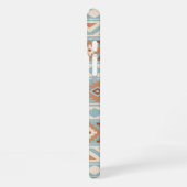 Aztec Essence Ptn IIIb Blue Cream Terracottas iPhone Hülle (Linke Seite)