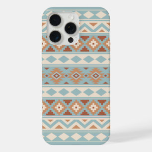 Aztec Essence Ptn IIIb Blue Cream Terracottas iPhone 15 Pro Max Hülle