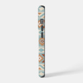 Aztec Essence Ptn IIIb Blue Cream Terracottas iPhone Hülle (Linke Seite)