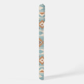 Aztec Essence Ptn IIIb Blue Cream Terracottas iPhone Hülle (Rechte Seite)