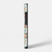 Aztec Essence Ptn IIIb Blue Cream Terracottas iPhone Hülle (Linke Seite)