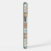 Aztec Essence Ptn IIIb Blue Cream Terracottas iPhone Hülle (Rechte Seite)