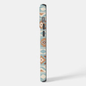 Aztec Essence Ptn IIIb Blue Cream Terracottas iPhone Hülle (Linke Seite)