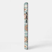 Aztec Essence Ptn IIIb Blue Cream Terracottas iPhone Hülle (Linke Seite)
