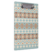 Aztec Essence Ptn IIIb Blue Cream Terracottas Klemmbrett (Rechts)