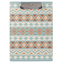Aztec Essence Ptn IIIb Blue Cream Terracottas Klemmbrett