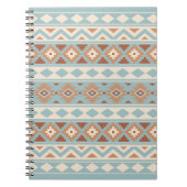 Aztec Essence Ptn IIIb Blue Cream Terracottas Notizblock (Vorderseite)