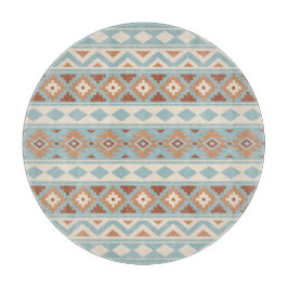 Aztec Essence Ptn IIIb Blue Cream Terracottas Schneidebrett