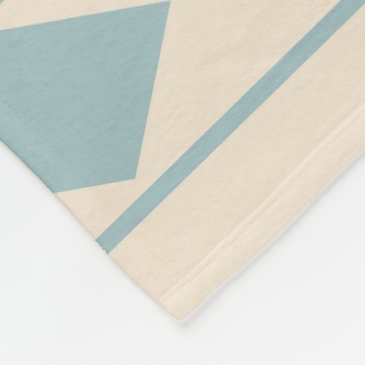 Aztec Essence Ptn IIIb Cream Blue Terracottas Fleecedecke (Ecke)