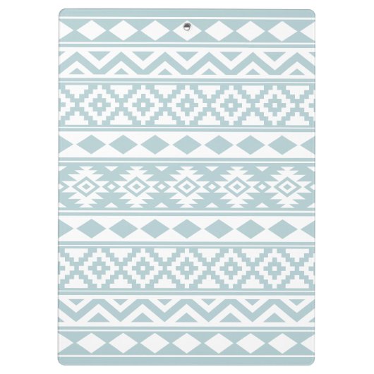 Aztec Essence Ptn IIIb Enteneier Blau & Weiß Klemmbrett (Rückseite)