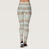 Aztec Essence Rpt Ptn IIIb Blue Cream Terracottas Leggings (Rückseite)