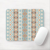 Aztec Essence V Ptn IIIb Blue Cream Terracottas Mousepad (Mit Mouse)