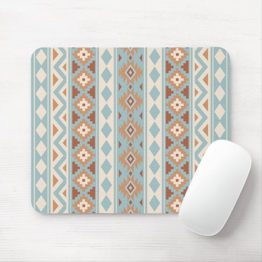 Aztec Essence V Ptn IIIb Blue Cream Terracottas Mousepad (Mit Mouse)