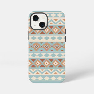 Aztec-Essenz Ptn IIIb Blaue Creme-Terrakotten iPhone 13 Mini Hülle