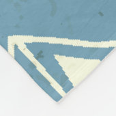 Aztec Ethnic: Blue Geometric Seamless. Fleecedecke (Ecke)