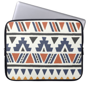 Aztec Ethnic: Handgezeichnet nahtlos Laptopschutzhülle