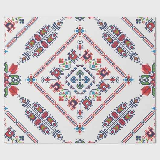 Aztec Ethnic Pattern Geschenkpapier (Flach)