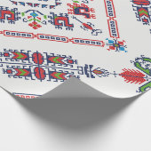 Aztec Ethnic Pattern Geschenkpapier (Ecke)
