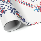 Aztec Ethnic Pattern Geschenkpapier (Rolleneckpunkt)