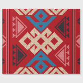 Aztec Ethnic Pattern Geschenkpapier (Flach)