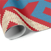 Aztec Ethnic Pattern Geschenkpapier (Rolleneckpunkt)