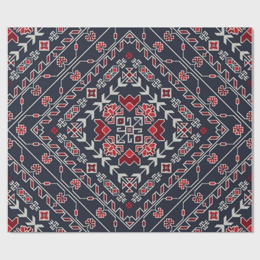 Aztec Ethnic Pattern Geschenkpapier (Flach)